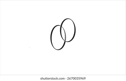 OO ABSTRACT LETTER LOGO MONOGRAM