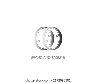 OO abstract vector logo monogram template