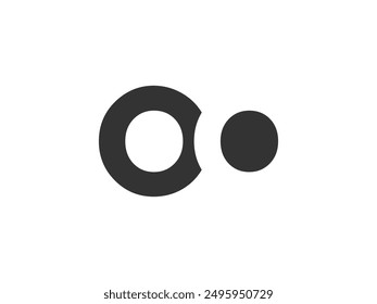 OO creative geometric initial based modern and minimal logo. Letter o o trendy fonts. Universal professional elegant techno vector design.