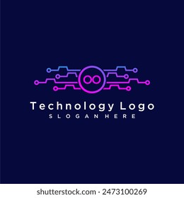 OO initial monogram for technology logo with circle style design