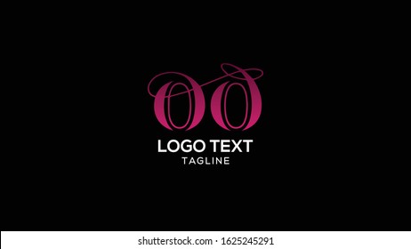 
OO Letter logo design template Vector
