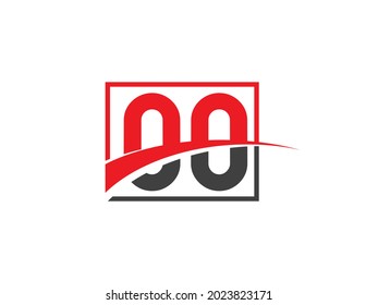Plantilla de diseño de logotipo de carta OO