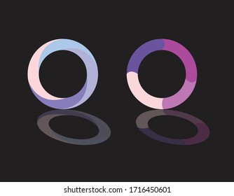 O.O modern style font suitable for logos and various designs