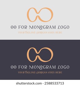 OO for Monogram, Elegant, Fashion related Logo vector file