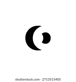 OO Negative Space Monogram Logo – Modern Minimal Lettermark Design