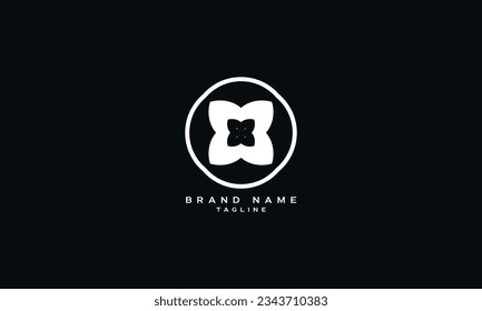 OO, O, FLOWER, Abstract initial monogram letter alphabet logo design