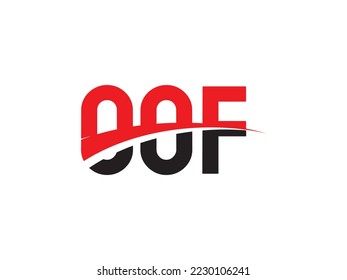 OOF Letter Initial Logo Design Vector Illustration