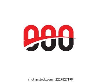 Letra OOO Ilustración del vector de diseño del logotipo inicial