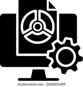 Oop Principles Icon Glyph Vector Illustration