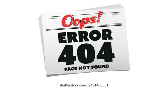 Oops! 404 Error on newspaper