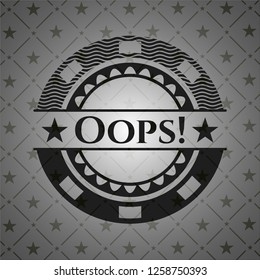 Oops! black badge