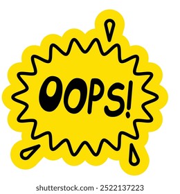 Oops Buble Chat pop Up icon