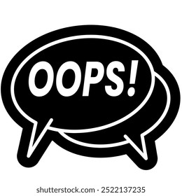 Oops Buble Chat pop Up icon