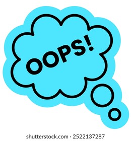 Oops Buble Chat pop Up icon