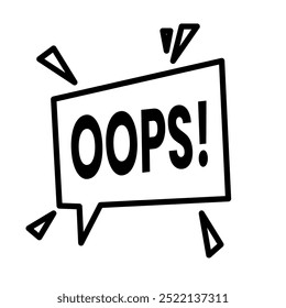 Oops Buble Chat pop Up icon