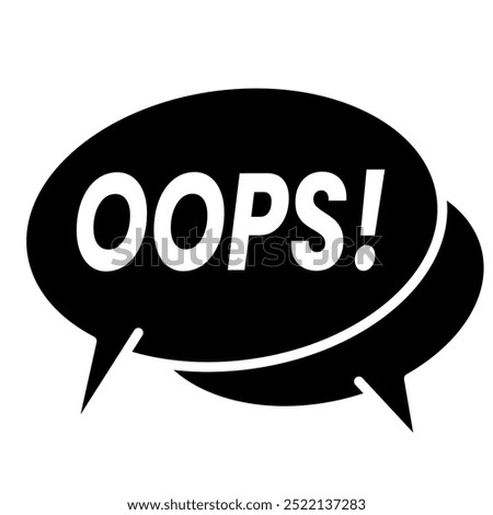 Oops Buble Chat pop Up icon