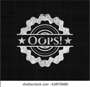 ¡Uy! emblema de tiza