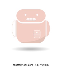 oops face emoticon / emoji vector symbol