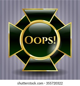 ¡Uy! insignia de oro