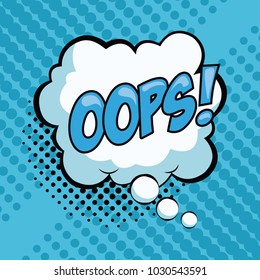 Oops pop art advert
