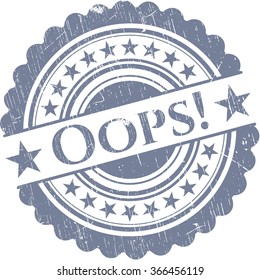 Oops! rubber texture