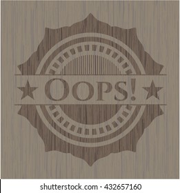 Oops! wood emblem