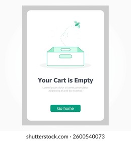 Oops your cart is empty page template
