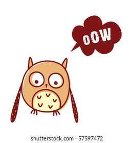 oow owl doodle