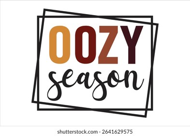 Oozy season, Fall Design,Fall  Designs, Fall Sign, Cut File,  files for cricut,
Handwriting text  Fall isolated on white background square composition. Hand drawn vector art.