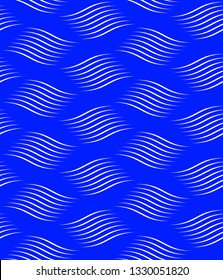 op art background. seamless vector wave pattern.
