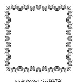 quadro geométrico criativo, padrão, linhas de meio-tom abstratas fundo preto e branco, vetor elemento de design moderno
