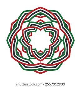 op art creative geometric pattern, modern background, vector design element