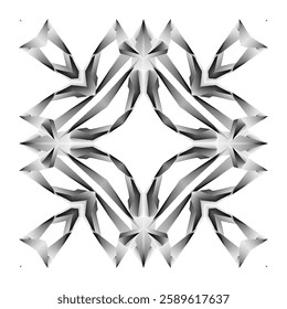 op art creative geometric pattern, ornament, modern halftone lines background, vector decorative element