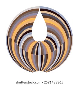 op art creative geometric pattern, modern colorful background, vector design element