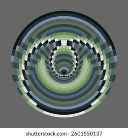 op art creative geometric pattern, abstract floral background, vector design element