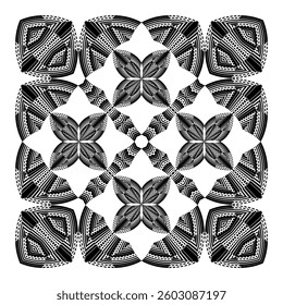 op art creative geometric pattern, ornament, modern halftone lines background, vector design element