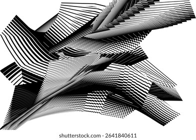 op art creative pattern, abstract modern background, vector texture