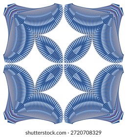 op art padrão criativo, ornamento, fundo floral abstrato, decoração vetorial original