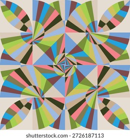 op art padrão criativo, ornamento, fundo colorido moderno, impressão de moda, decoração vetorial original