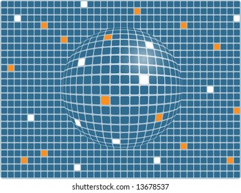 Op Art Globe Design
