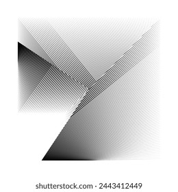 op art halftone lines abstract background, creative geometric dynamic pattern, vector modern design texture
