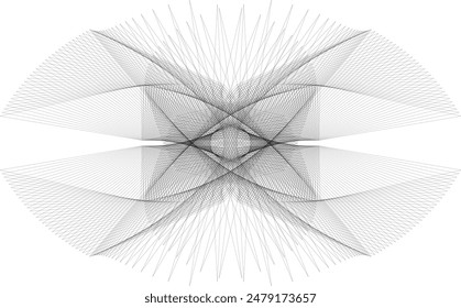 op art halftone lines background, creative geometric dynamic pattern, vector modern design texture