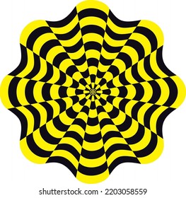 Op art, also known as optical art, is a style of visual art that makes use of optical illusions