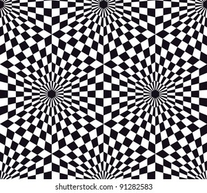 Op art, also known as optical art, is a style of visual art that makes use of optical illusions. Seamless