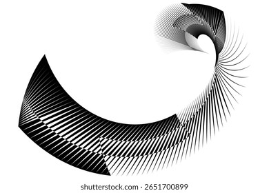 op art modern abstract background, creative dynamic pattern, vector design element