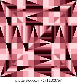 op art moderner abstrakter Hintergrund, kreatives geometrisches dynamisches Muster, Vektorkomposition
