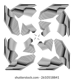 op art modern background, creative dynamic pattern, vectdesign elementor 