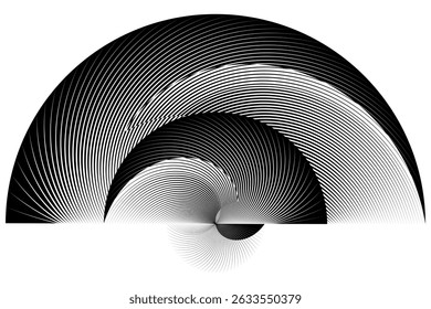 Op Art Fondo moderno, patrón dinámico creativo, elemento de diseño de Vector