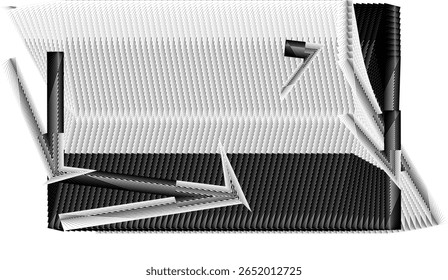 op art modern background, creative dynamic pattern, vector design element