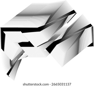 Op Art Fondo moderno, patrón dinámico creativo, elemento de diseño moderno de Vector